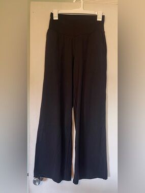 HALARA Black Wide-Leg Yoga Pants POCKETS